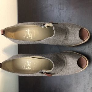 Christian Louboutin Espadrille Wedges